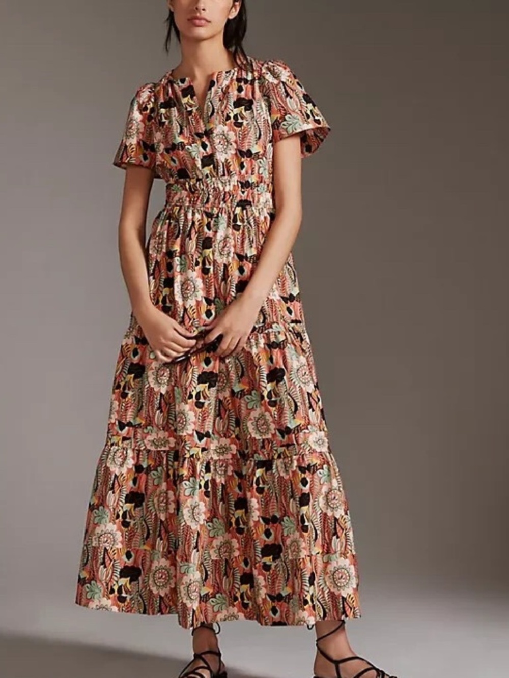 NWOT Maeve by Anthropologie Somerset Maxi Dress Women's Size Small S New wo Tag